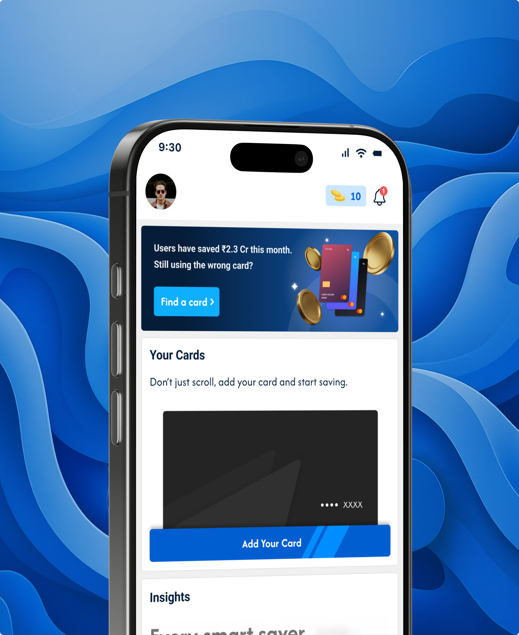 App Spending Ring UI